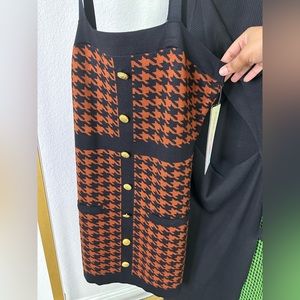 Houndstooth Dress